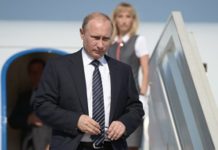 Владимир Путин прилетел в Китай на саммит БРИКС