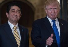 Трамп и Абэ выступили за усиление давления на КНДР
