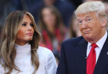 Пользователи соцсетей заподозрили Трампа в подмене жены двойником
