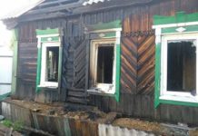 Под Екатеринбургом полицейский вынес из горящего дома четырех детей