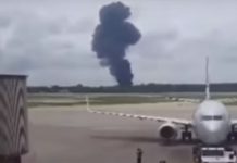 Крушение самолета на Кубе: фото и видео