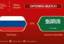 Россия — Саудовская Аравия 14 июня: дата и время
