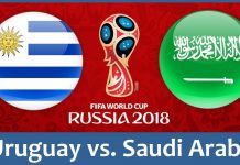 Уругвай — Саудовская Аравия 20 июня 2018: прогноз на матч