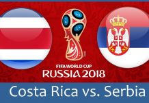 Коста-Рика — Сербия 17 июня 2018: прогноз на матч, составы команд