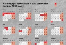 Как отдыхаем в ноябре 2018: официальные выходные, календарь