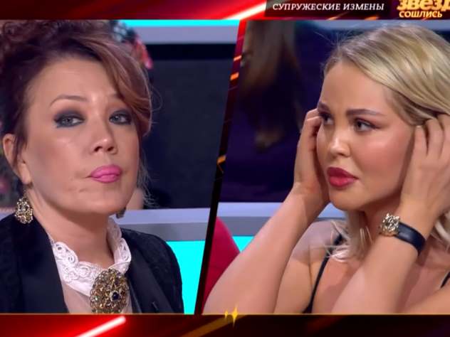 Разрыдавшаяся жена Погребняка сбежала от набросившейся на нее Азизы