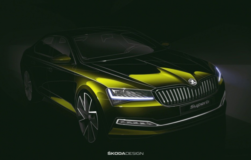 Всё будет хоккей: Skoda официально анонсировала обновлённый Superb