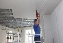 Делаем одноуровневый потолок из гипсокартона