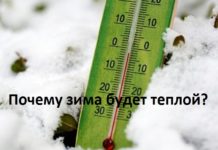 Почему зима будет теплой?