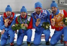Российскую команду по биатлону лишили золота биатлон команда