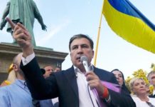Грузия отзовет своего посла в случае назначения Саакашвили вице-премьером демонстрация