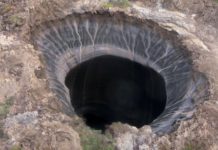 Дыры в мерзлоте. Гигантские воронки на Ямале — символ грядущей катастрофы? аномалия