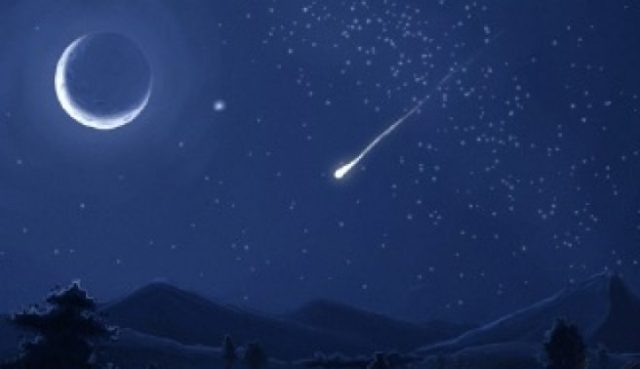 звездопад Геминиды ночное небо