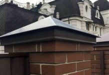 Колпаки на столбы: что нужно знать о дизайне заборов забор из кирпича