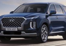 Hyundai планирует осенью показать рестайлинговый Palisade полный привод кроссовер