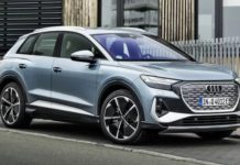 Компактный кроссовер Audi Q4 E-tron получил модификации серийная модель