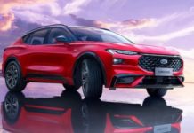 Новый кросс-лифтбек Ford Evos: стильно и дорого красный Форд