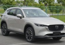 Обновлённая Mazda CX-5: свежий дизайн и небольшие изменения кроссовер Mazda CX-5 вид спереди