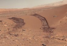 Вода на Марсе изобразила ландшафт планеты красная планета