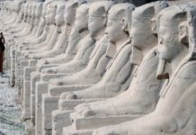 В Египте состоялось открытие древней аллеи сфинксов исторические ценности древнего Египта