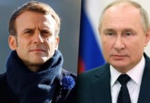 Макрон обсудил с Путиным меры по деэскалации миграционного кризиса Макрон и Путин