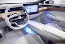 Volkswagen Aero B: первое изображение нового седана панель приборов Volkswagen Aero B