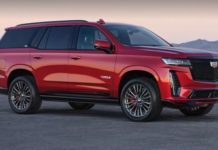 Внедорожник Cadillac Escalade: характеристики и официальные фото Cadillac Escalade красного цвета