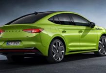 Новый купе-кроссовер Skoda Enyaq Coupe iV: 100 км за 6,5 секунды вид сбоку Skoda Enyaq Coupe iV