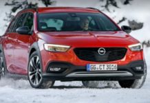 Новый формат: Opel Insignia станет кроссовером Opel Insignia на зимней дороге