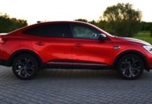 Компактный Renault Arkana или внедорожник купе профиль нового Рено Аркана